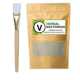 VENVO Turmeric Herbal Wax Powder With Brush - 100 g-image-97