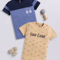 Toonyport Boys Typography 2 Printed Applique T-shirt-image-15