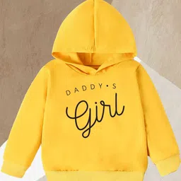 ARYA Kids Yellow Solid Printed Hooded Sweatshirt-picture-19