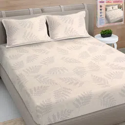 FABINALIV King Bedsheet with 2 Pillow Covers-image-77