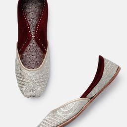 House of Pataudi Women Embellished Mojaris-48