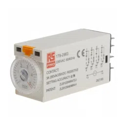 RS PRO Single Function Timer Relay Plug In Mount 230 V AC 4PDT Model No. 1792963-84