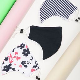 LULU & SKY Women Pack Of 3 Printed Reusable Outdoor Face Masks-picture-42
