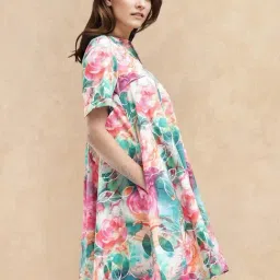 RAREISM Multi Cotton Printed Short Sleeves Top-picture-33