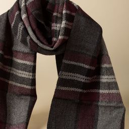 KUSVAA Unisex Striped Merino Wool Mufflers-image-117