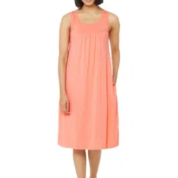 Soie Peach Cotton Sleep Shirt-image-16
