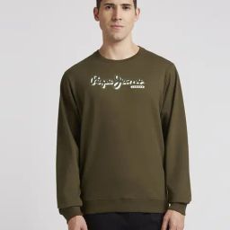 Pepe Jeans Green Cotton Regular Fit Printed Sweatshirt-image-39