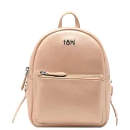 Tohl Nevern Beige Leather Medium Backpack-33