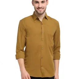 Jainish Mustard Regular Fit Shirt-image-102