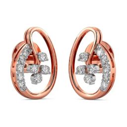 Joyalukkas 18k Gold & Diamond Stud Earrings for Women-picture-23