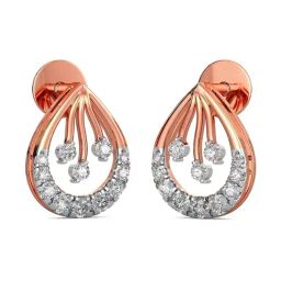 Joyalukkas 18k Gold & Diamond Stud Earrings for Women-picture-24