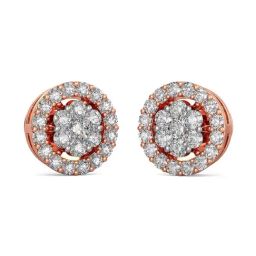 Joyalukkas 18k Gold & Diamond Stud Earrings for Women-picture-13