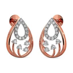 Joyalukkas 18k Gold & Diamond Stud Earrings for Women-picture-29