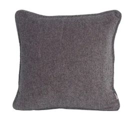 Maspar Colorart Charlotte Solid Grey 110 TC Cotton Blend Cushion Cover-image-44