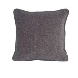 Maspar Colorart Charlotte Solid Grey 110 TC Cotton Blend Cushion Cover-image-59