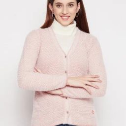 Duke Pink V Neck Sweater-image-14