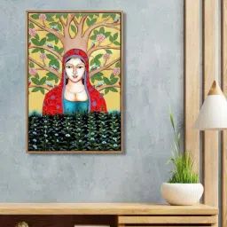 999Store Multicolor Canvas Wall Painting Panel With Fibre Frame-picture-14
