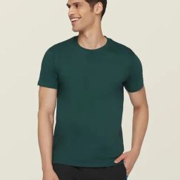 XYXX Dark Green Crew T-Shirt-image-12