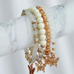 Joker & WItch Cream So High School Beaded Bracelet-19
