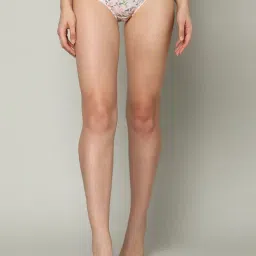 Vero Moda Intimates Pink Floral Print Basics Panty-image-16