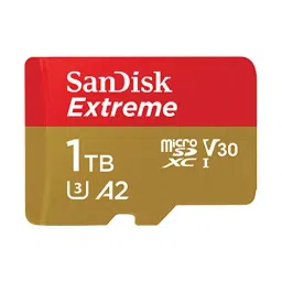 SanDisk 1TB Extreme microSD UHS I Card (Red/Gold)-42