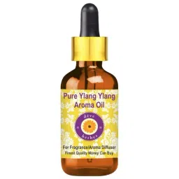 Deve Herbes Pure Ylang Ylang Aroma Oil with Glass Dropper - 100 ml-image-45