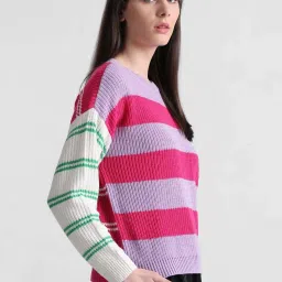 Only Multicolor Color-block Pullover image 4
