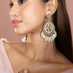 Rubans Gold-Tone Plated Earrings for Women-picture-48