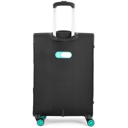VIP Lucern Str Exp Black Color Block Soft Medium Trolley Bag - 43.3 cm image 4