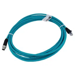 LUMBERG AUTOMATION ETHERNET/IP CORDSET, M12 4 POSITION MALE TO RJ45 PLUG, 5M, 0985 706 103/5M.-66