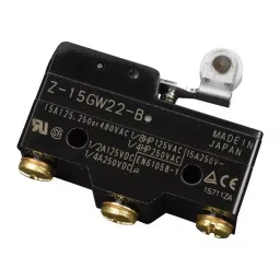 OMRON MICRO SW, ROLLER LEVER, SPDT, 15A, 250V, Z-15GW22-B-14