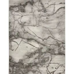 Obsessions Black & Grey Abstract Carpet - Large image 2