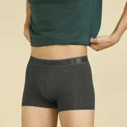 XYXX Charcoal Grey Cotton Regular Fit Trunks-picture-34