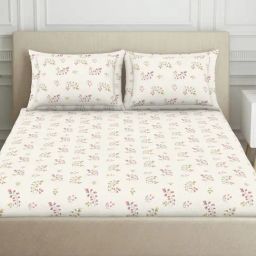 Welspun blue polycotton harmony large bedsheets-12