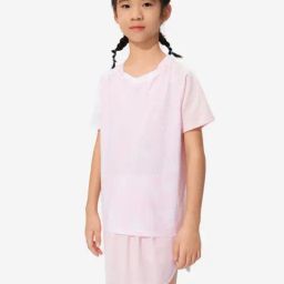Perfly By Decathlon Boys Pink Lite Badminton T-Shirt-image-48