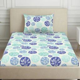Welspun brown polycotton harmony single bedsheets-18