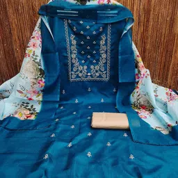 KALINI Embroidered Unstitched Dress Material-image-69