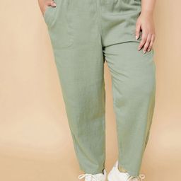 max Women Solid Trousers-image-61
