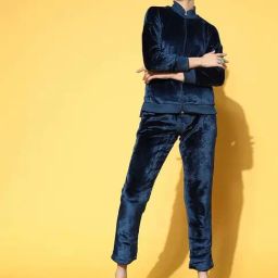 Sweet Dreams English Navy Plain Jacket Pants Set-picture-5
