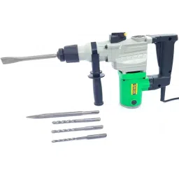 Akari Rotary Hammer 950 W Power, 840 RPM No Load Speed and 26 mm Chuck Size with Chisel and Drill Bits, APT-RH-26HB-image-104