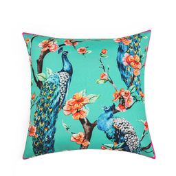 SEJ by Nisha Gupta Set of 3 Abstract Square Cushion Covers image 3