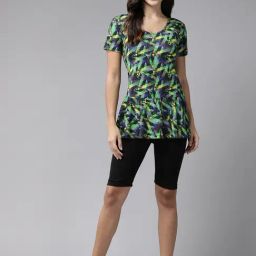 Aarika Black Printed Swim Suit-image-72