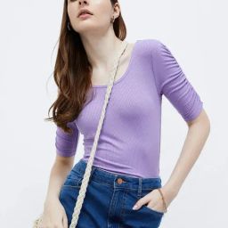 Ginger by Lifestyle Purple Striped Top-image-20