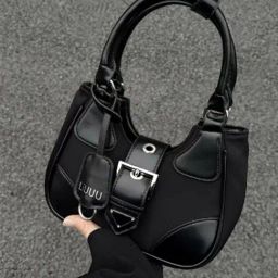 Styli Black Shoulder Bag-image-1