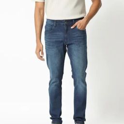 Rare Rabbit Blue Slim Fit Fit Solid Jeans-image-88