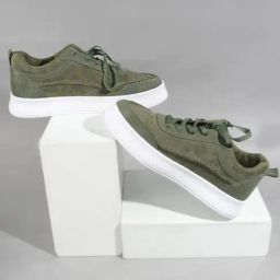 The White Pole Men's Green Casual Sneakers-image-15
