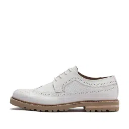 Rare Rabbit Men's White Derby Shoes-picture-48