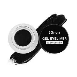 Gleva Gel Eyeliner & Smudger With 24 Hour Stay- 3g- Black-19
