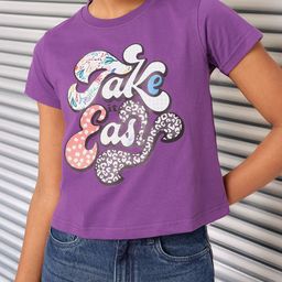 DressBerry Grunge Smooth Printed T-shirt-image-46