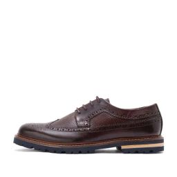 Rare Rabbit Men's Maroon Derby Shoes-57